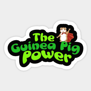 Guinea Pig Power Sticker